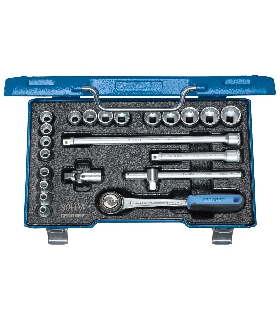 JUEGO DE LLAVES DE VASO 3/8"" 22 PZAS UD 6-22 MM 6240470 GEDORE